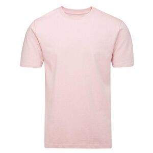 Mantis Unisex Adult Essential Natural Cotton T-Shirt / Soft Pink